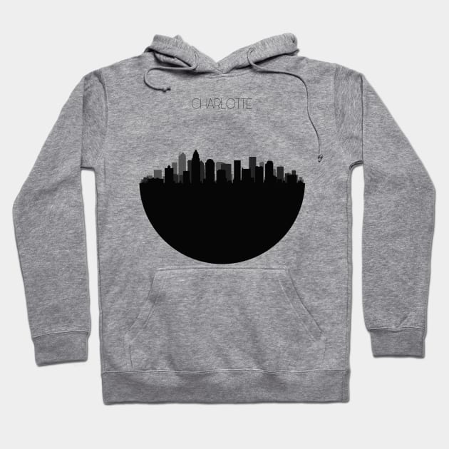 Charlotte Skyline Hoodie by inspirowl